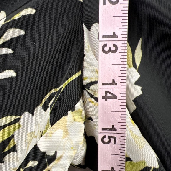 H&M Wide Leg Pants Womens XL Black White Relaxed Party Casual Travel Packable - Picture 6 of 14